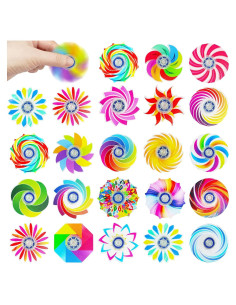 Paquete de 14 Juguetes Antiestrés Fidget Spinners TGIQROVE