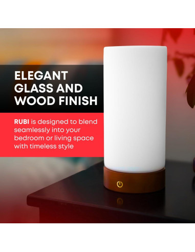 Lámpara de Terapia de Luz Roja Rubi 670nm - Bienestar y Sueño