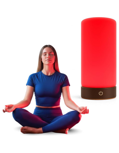 Lámpara de Terapia de Luz Roja Rubi 670nm - Bienestar y Sueño