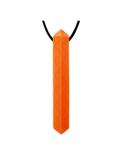 Collar Masticable Sensorial Naranja 100% Silicona Grado Alimenticio