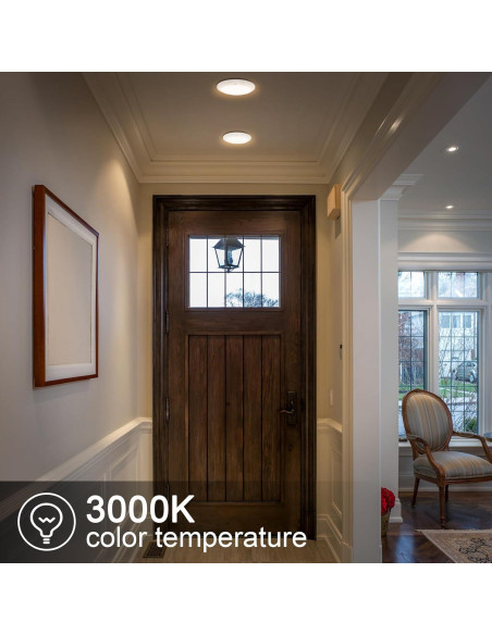 Luz de Techo LED Sofiton 10W con Sensor de Movimiento 4"