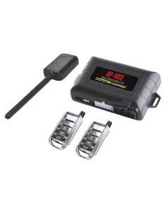 Alarma de Auto Crimestopper SP-402 con Arranque Remoto y Entrada Sin Llave