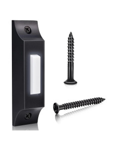 Botón de Timbre de Metal Iluminado Abvsdu - Impermeable