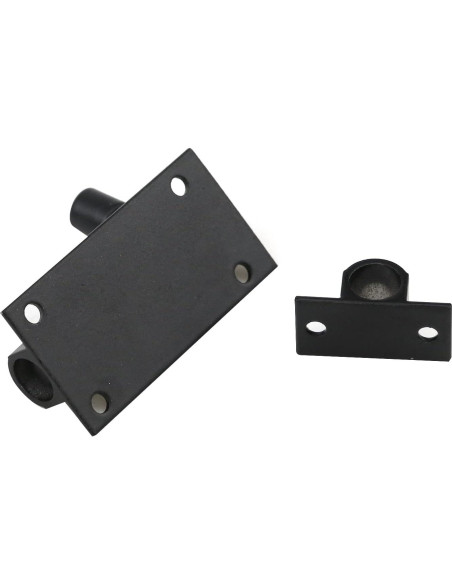 Pestillo Deslizante Bitray 2 Piezas Negro Mate 5.08 cm