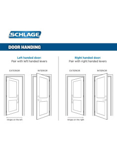 Cerradura con Llave Schlage F62CAM609ACCLH Bronce Antiguo 2