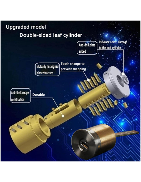 Cerradura de Pestillo Vertical FARFELLNY con Llave - 132x85mm