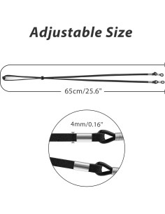 Correa Ajustable para Gafas Meliya 4 Pcs Unisex Outdoor 2