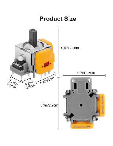6 Joysticks de Efecto Hall OCTODER para Controlador PS5