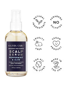 Suero Hidratante para Cuero Cabelludo Olivia Care 118 ML 2