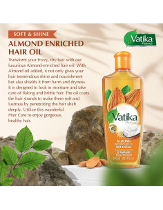 Aceite para el Cabello Dabur Almendra 300 ml - Hidratante y Fortalecedor 2
