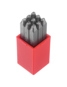 Juego de Sellado Numérico HARFINGTON 9pcs 2mm Acero Durable