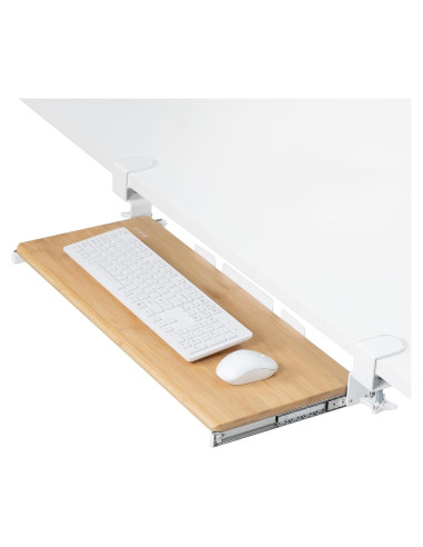 Bandeja deslizante para teclado VIVO MOUNT-KB05O 68.6 cm bambú