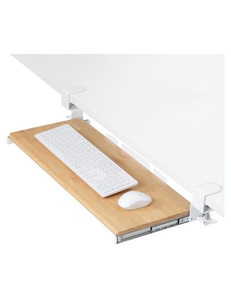 Bandeja deslizante para teclado VIVO MOUNT-KB05O 68.6 cm bambú