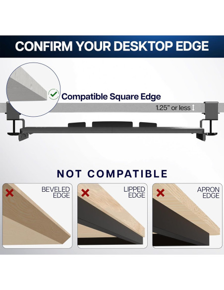 Bandeja deslizante para teclado VIVO MOUNT-KB05O 68.6 cm bambú