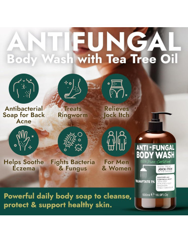 Jabón Corporal Antifúngico Terramed 500 ml - Antibacteriano