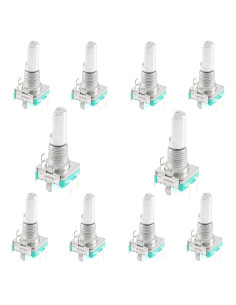 10 Pcs Interruptor Codificador Rotativo EC11 20mm 5 Pines D