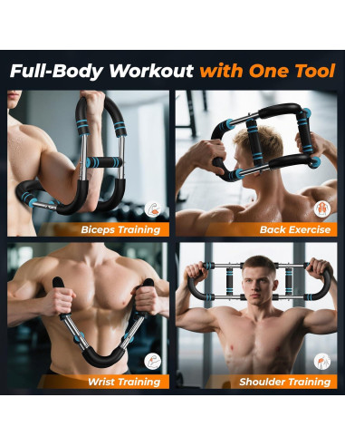 Entrenador de Brazos Twister HTM - Resistencia 27-45kg