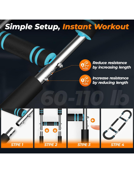 Entrenador de Brazos Twister HTM - Resistencia 27-45kg