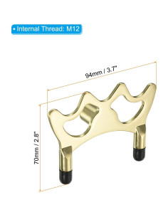 Cabezal de Puente de Billar PATIKIL con Manguito de Goma 2
