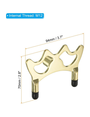 Cabezal de Puente de Billar PATIKIL con Manguito de Goma