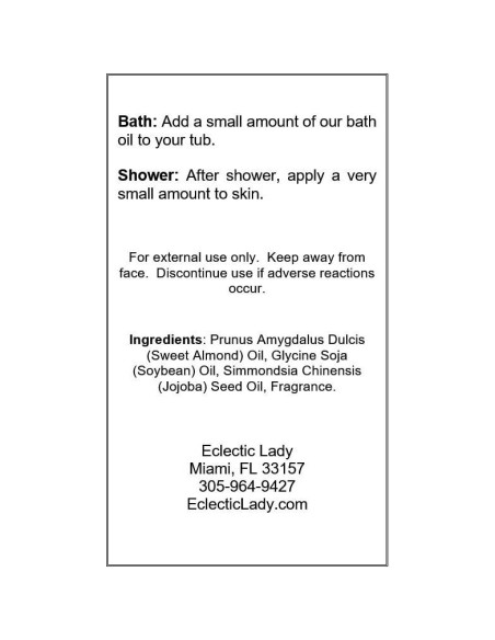 Aceite de Baño Aromatizado Eclectic Lady 113g - Pepinillo en Vinagre