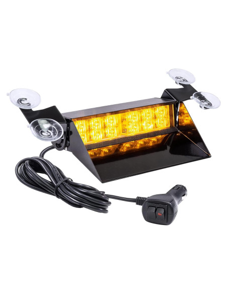 Luz Estroboscópica LED LAMPHUS SBWL26 12W Ámbar 32 Modos