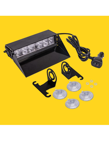 Luz Estroboscópica LED LAMPHUS SBWL26 12W Ámbar 32 Modos