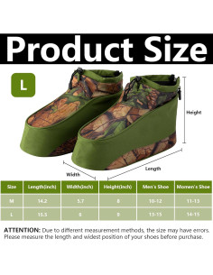 Cubiertas Aisladas Impermeables RunNico para Botas Caza M/L 2