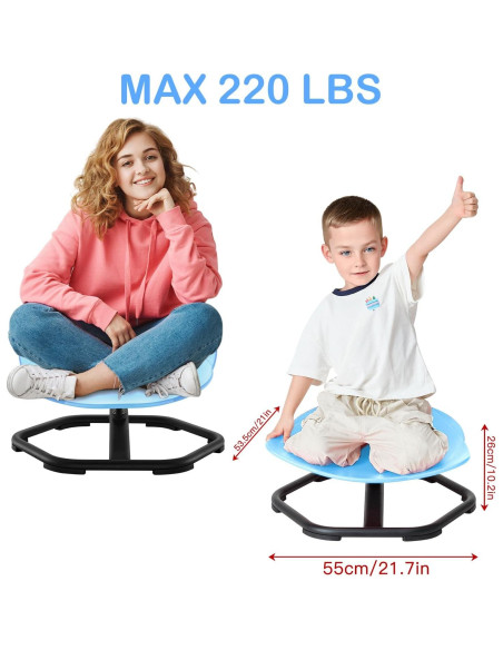 Silla Sensorial Giratoria Safisipapa LY-8304 Azul para Niños