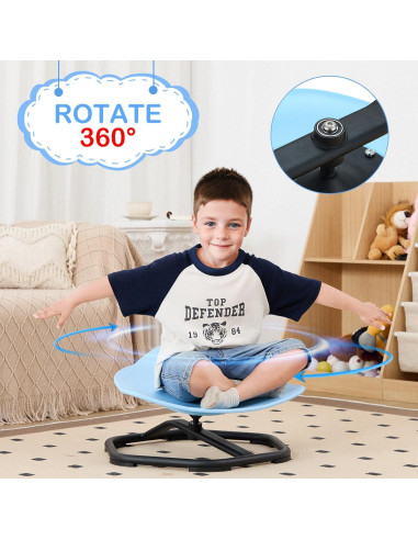 Silla Sensorial Giratoria Safisipapa LY-8304 Azul para Niños