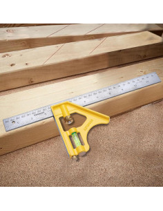 Escuadra Combinada Stanley 2-46-028 Fundición 300mm 2