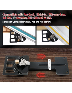 Guía de Sierra de Pista Ajustable Circulads - Multiángulo 11 Paradas 2