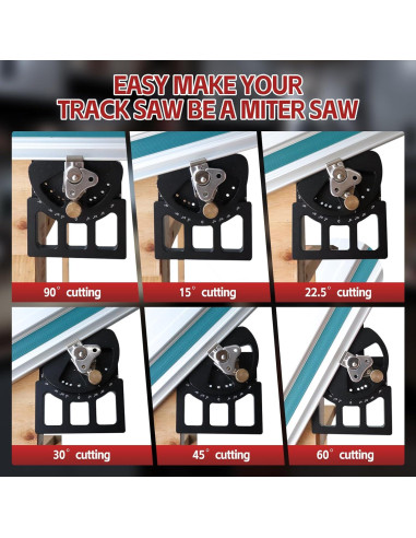 Guía de Sierra de Pista Ajustable Circulads - Multiángulo 11 Paradas