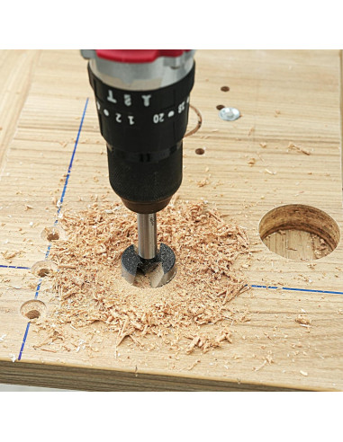 Juego de Brocas Forstner BeHappy 8 Piezas para Madera