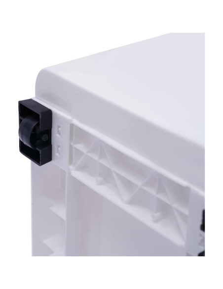 Cómoda Estrecha 5 Cajones SHOUMANUAL Blanco 84cm