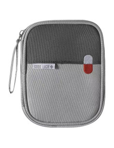 Bolsa de Primeros Auxilios Ellsang Pequeña Gris 14x11 cm