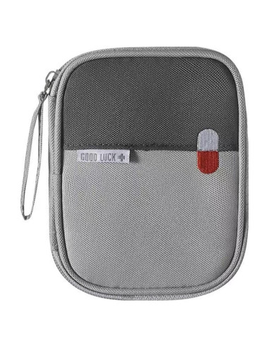 Bolsa de Primeros Auxilios Ellsang Pequeña Gris 14x11 cm