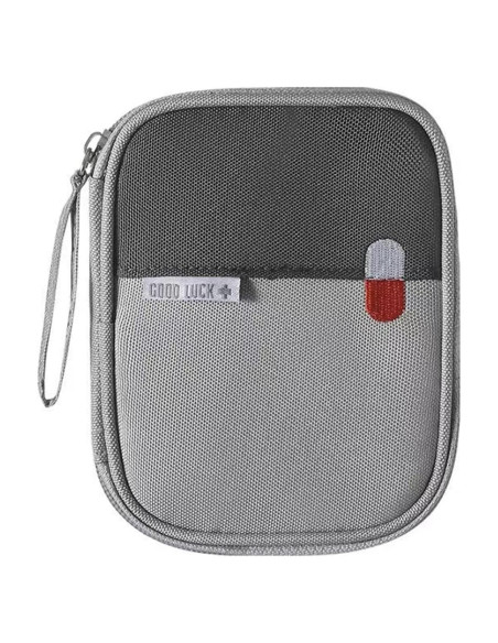 Bolsa de Primeros Auxilios Ellsang Pequeña Gris 14x11 cm