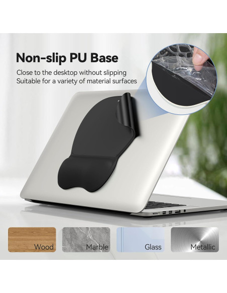 Conjunto de Alfombrilla de Ratón y Teclado TECKNET Negro