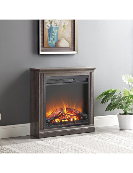 Calentador de Chimenea Eléctrica NUMNBE 03 Compacto y Eficiente