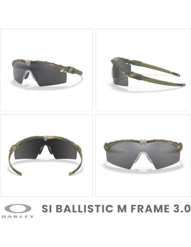 Gafas de Sol Oakley OO9146 M Frame 3.0 Hueso Oscuro Gris