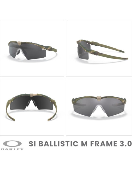 Gafas de Sol Oakley OO9146 M Frame 3.0 Hueso Oscuro Gris