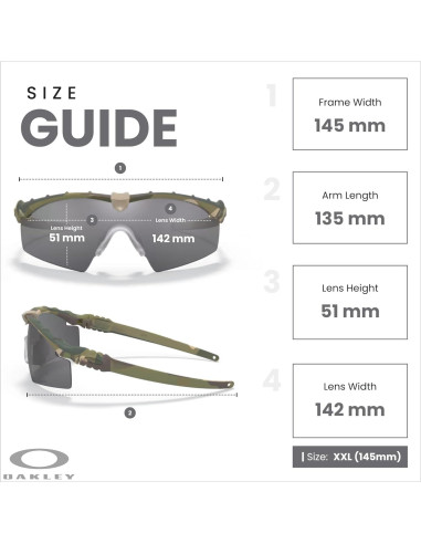 Gafas de Sol Oakley OO9146 M Frame 3.0 Hueso Oscuro Gris