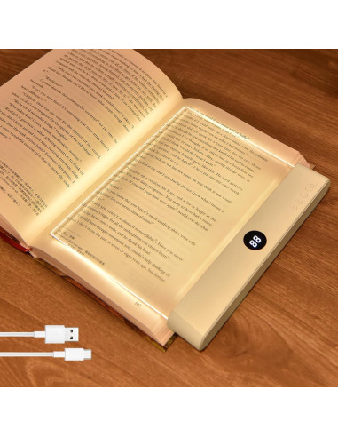 Luz de Libro LED AVEKI Regulable 3 Colores Recargable