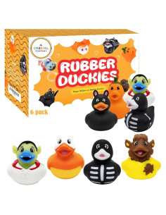 Juguete de Pato de Goma Halloween The Dreidel 6-Pack 5cm