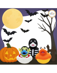 Juguete de Pato de Goma Halloween The Dreidel 6-Pack 5cm 2