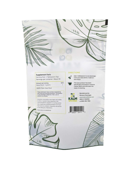 Kava Micronizado KALM Loa Waka 113.4 g - Relajación Rápida