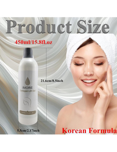 Gel Hidratante Facial Elitzia Colágeno 450ml Antienvejecimiento