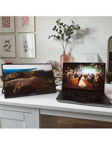 Monitor Portátil Kado 15.6" FHD 1080p IPS HDMI USB-C