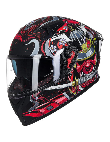 Visor Reemplazable ILM Z501 para Casco de Motocicleta Integral - Ahumado/Dorado